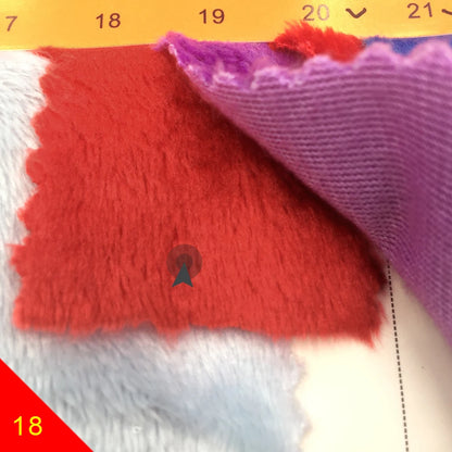 150x50cm Large Size 5mm Hand-Made Doll Head Hair Plush Fabric 103 Colors Optional Soft Plush Fabric