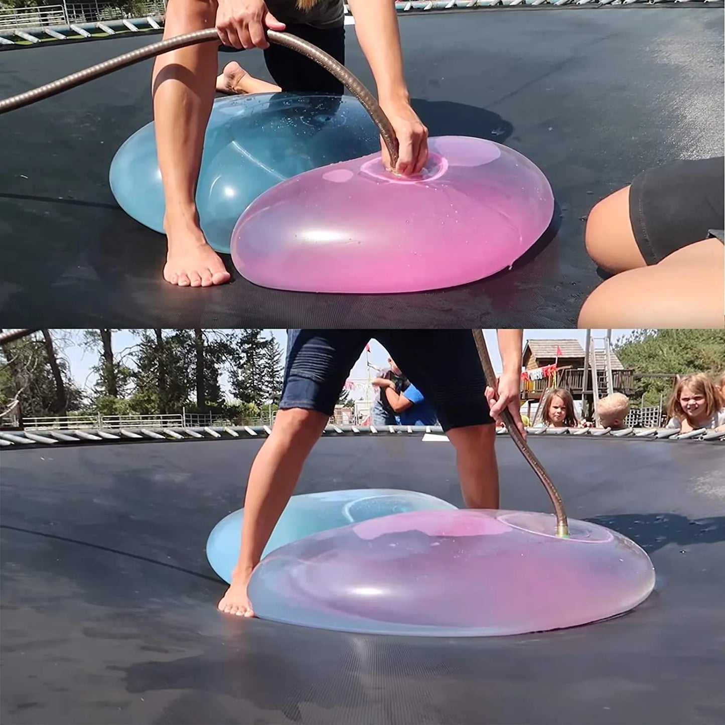 Summer Children's Gift Birthday Party Children's Outdoor Soft Air Water Filled Bubble Ball Inflatable Toys Fun Party Games 698