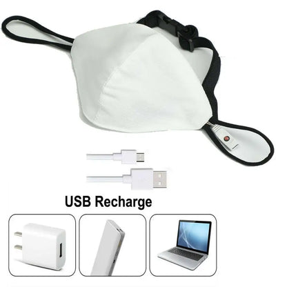 Flashing LED Mask 7 Colors Luminous Light With USB Charge Masks Party Dance DJ Halloween Light Up Face Masks Masque Masquerade