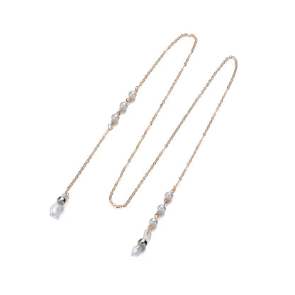 1PCs Women Fashion Pearls Sunglasses Chains Gold Eyeglasses Chains Sunglasses Holder Necklace Eyewear Retainer Accessories
