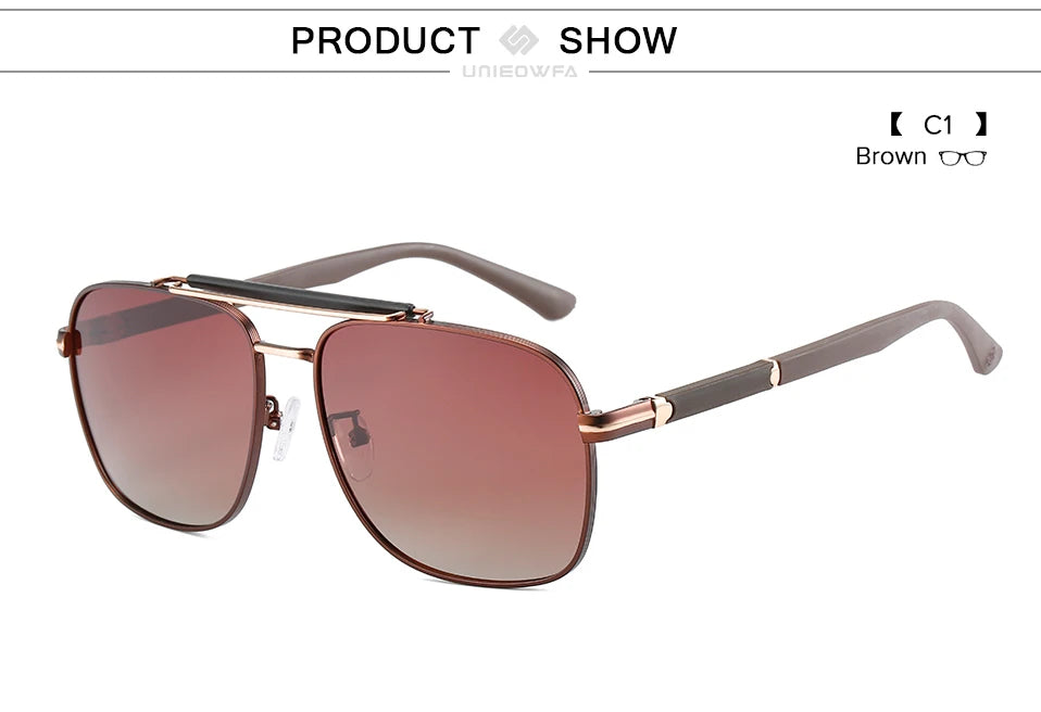 Oversized Polarized Sunglasses for Men Brand Designer Driving V400 Sun Glasses for Men Custom Prescription Sunglases Male Square