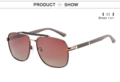 Oversized Polarized Sunglasses for Men Brand Designer Driving V400 Sun Glasses for Men Custom Prescription Sunglases Male Square