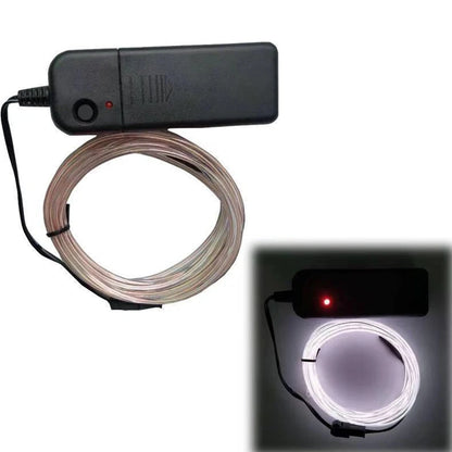 Glow EL Wire Cable LED Neon Christmas Dance Party DIY Costumes Clothing Luminous Car Light Decoration Clothes Flexible Light