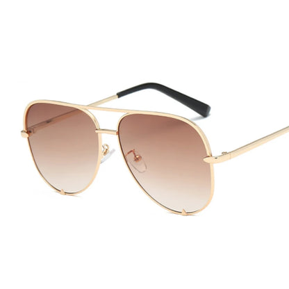Classic Vintage Sunglasses Woman Luxury Brand Designer Sun Glasses Female Fashion Retro Black Gradient Aviation Oculos De Sol