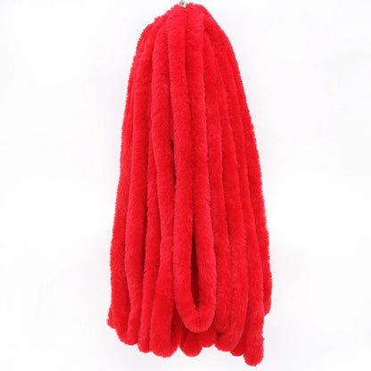 10m/Set Faux Rabbit Fur Ribbon for Trim Clothes Accessory Artificial Fur Strips Coat Hood Hat DIY Fluffy Garment Materialsse