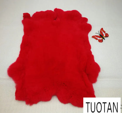 40cm X 24cm High-Quality Rex Rabbit Fur, Rex Rabbit Fur Scarf, Fur Collar, Hand Covered Pocket, Cuffs, Vamp, Kneepad Doll Making