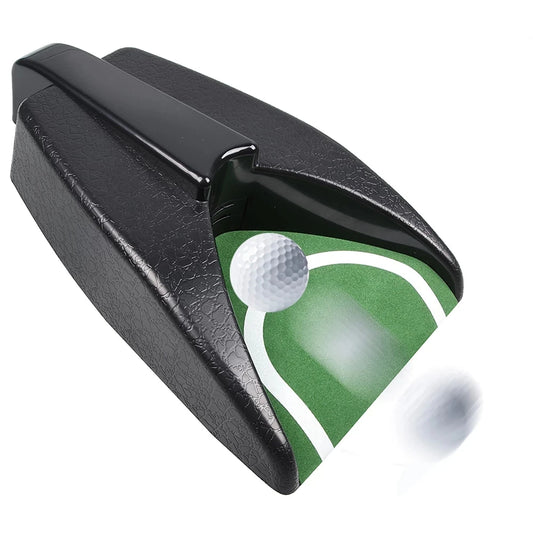 1Pcs Automatic Return Golf Putting Cup Golf Putter Training Aids Indoor/Office Golf Auto Returning Practice for Putting Trainer