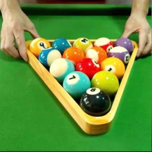 15 Balls Triangle Rack Billiards Snooker 5.25/5.72cm Racks