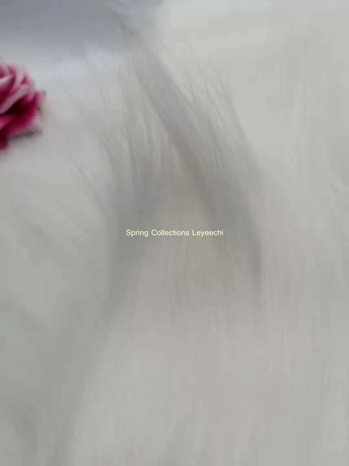 160*50cm White 9cm Thicken Encryption Plush Faux Fur Fabric Decor DIY Fabric Tissue Counter Backdrop Cloth