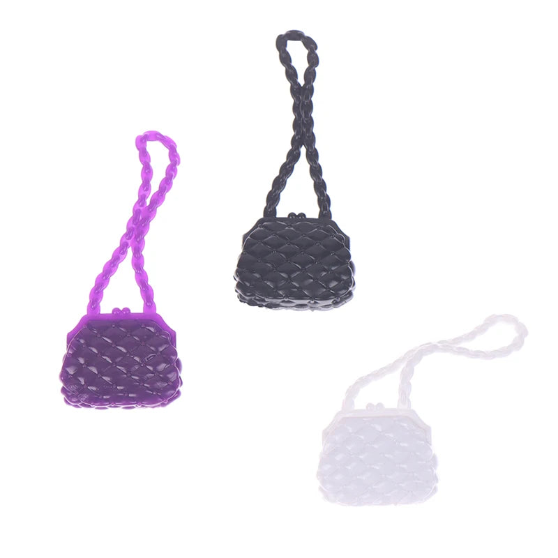 1PCS New Fashion Mini Handbag Shoulder Bag for Doll Decor Accessories Kids Toys