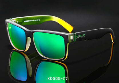 KDEAM Revamp of Sport Men Sunglasses Polarized Shockingly Colors Sun Glasses Outdoor Driving Photochromic Sunglass With Box
