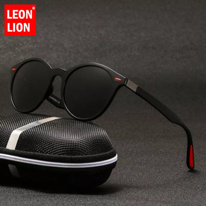 LeonLion 2023 Retro Sunglasses Men Polarized Sunglasses Men Luxury Brand Sunglasses Men/Women Mirror Square Gafas De Sol Hombre