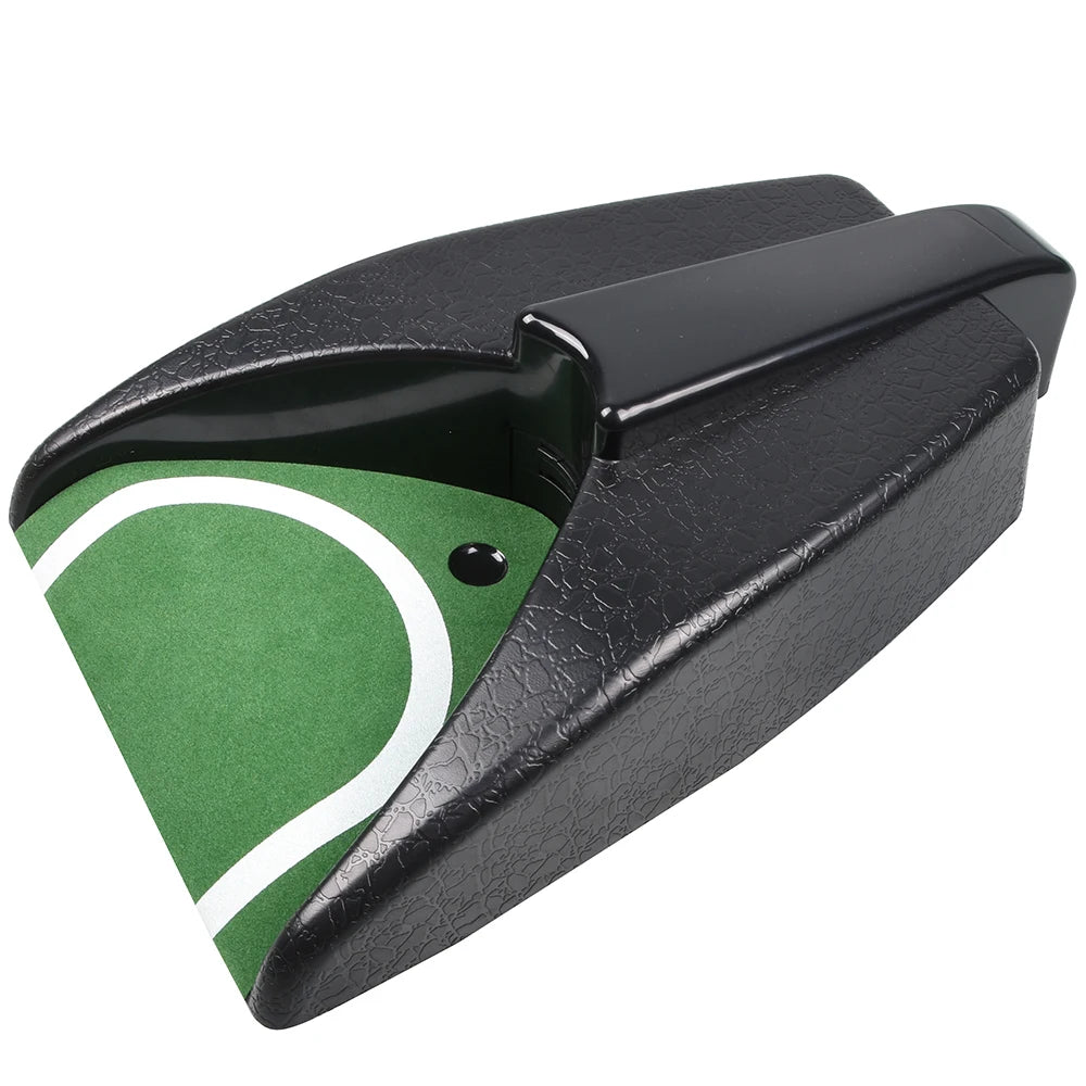 1Pcs Automatic Return Golf Putting Cup Golf Putter Training Aids Indoor/Office Golf Auto Returning Practice for Putting Trainer