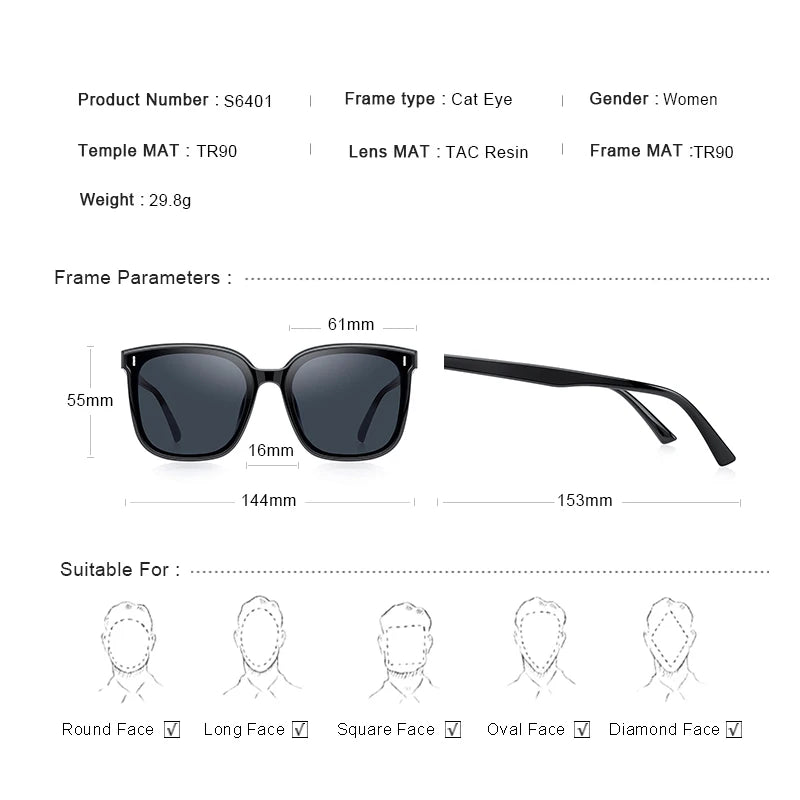 MERRYS DESIGN Women Fashion Cat Eye Sunglasses Ladies Luxury Brand Trending Sunglasses UV400 Protection S6401