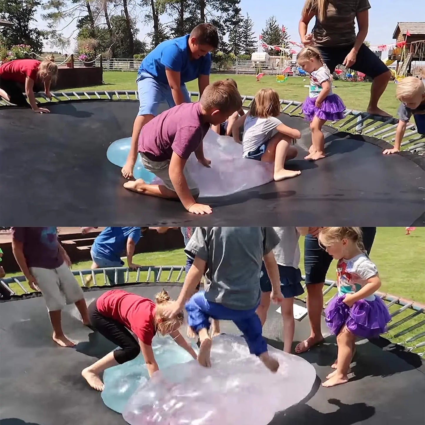 Summer Children's Gift Birthday Party Children's Outdoor Soft Air Water Filled Bubble Ball Inflatable Toys Fun Party Games 698