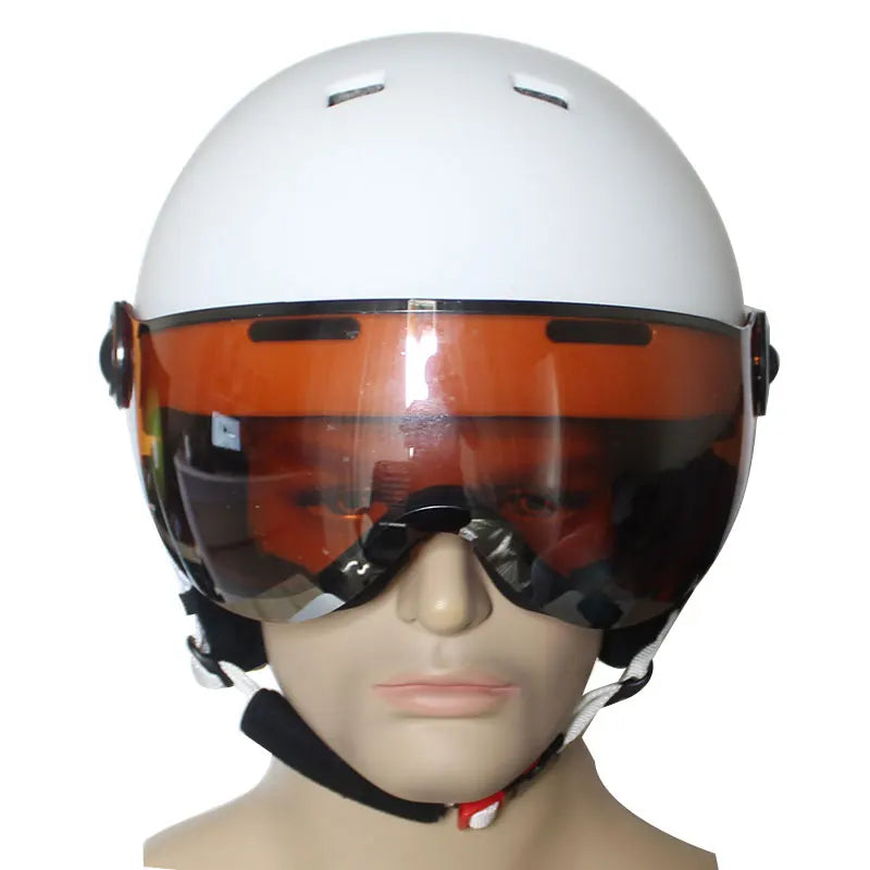 MOON Goggles Skiing Helmet Integrally-Molded PC+EPS High-Quality Ski Helmet Outdoor Adult Sport Ski Snowboard Skateboard Helmets