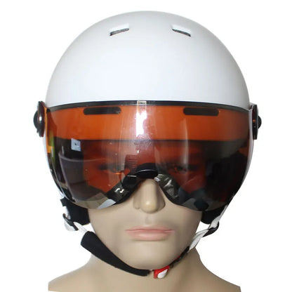 MOON Goggles Skiing Helmet Integrally-Molded PC+EPS High-Quality Ski Helmet Outdoor Adult Sport Ski Snowboard Skateboard Helmets