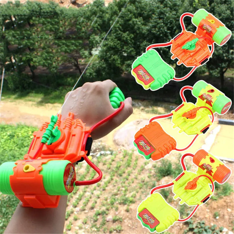 Water Gun Toys Fun Spray Wrist Hand-Held Children's Outdoor Beach Play Water Toy for Boys Sports Summer Pistol Gun Weapon Gifts