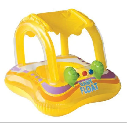 Accessories Summer Baby Kids Cartoon Float Seat Car Boat Swimming Inflatable Children Rubber PVC Circles Safety Swimtrainer Pool