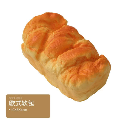 Toast Squishy Slow Rising Food Creative Simulation Bread Donuts  Squeeze Stress Relief Kid Toys Spoof Tease People Desktop