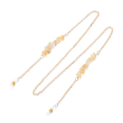 1PCs Women Fashion Pearls Sunglasses Chains Gold Eyeglasses Chains Sunglasses Holder Necklace Eyewear Retainer Accessories