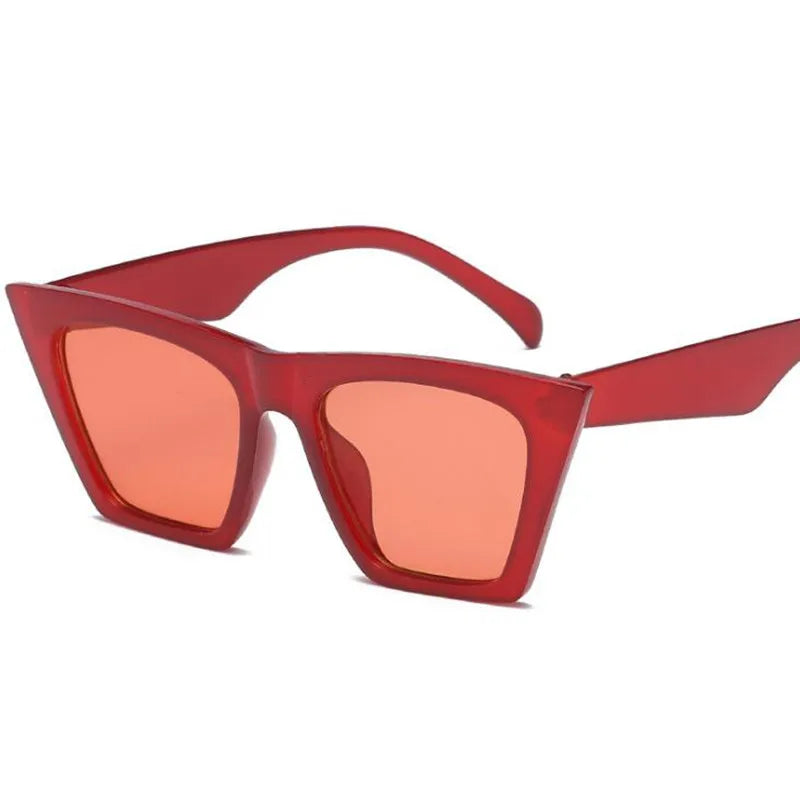 2022 New Brand Sunglasses Square Glasses Personalized Cat Eyes Colorful Sunglasses Trend Versatile Sunglasses Uv400