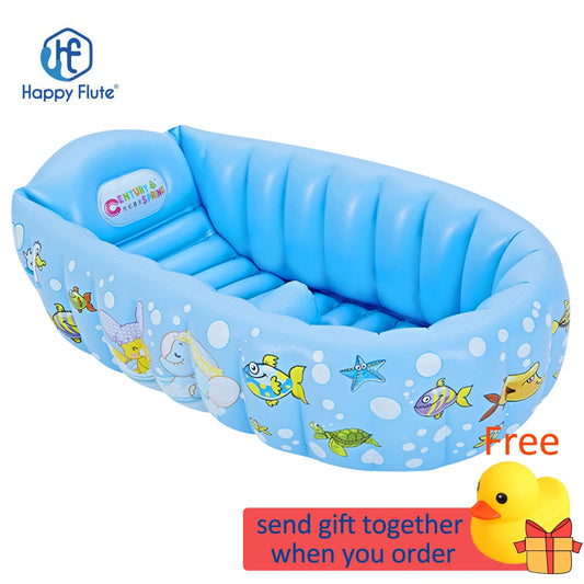 HappyFlute Baby Swimming BathTub Kids Portable Outdoor Inflatable Pool Children Basin Bathtub Newborns Swimming Pool