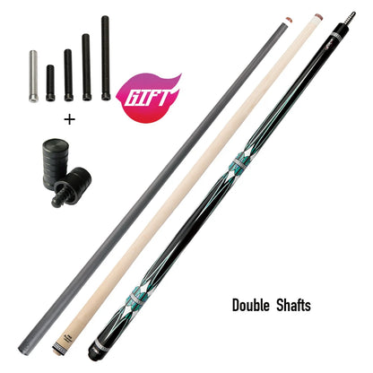 ZOKUE KONLLEN Carom Cues 12mm Tip Technology 3 Cushion Game Cues Carbon Fiber Maple Shaft Professional Libre Billiard Cue Sticks