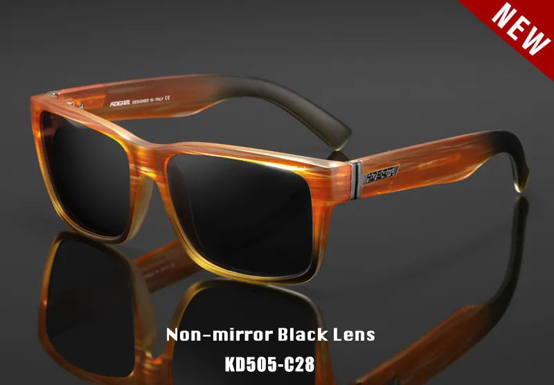 KDEAM Revamp of Sport Men Sunglasses Polarized Shockingly Colors Sun Glasses Outdoor Driving Photochromic Sunglass With Box