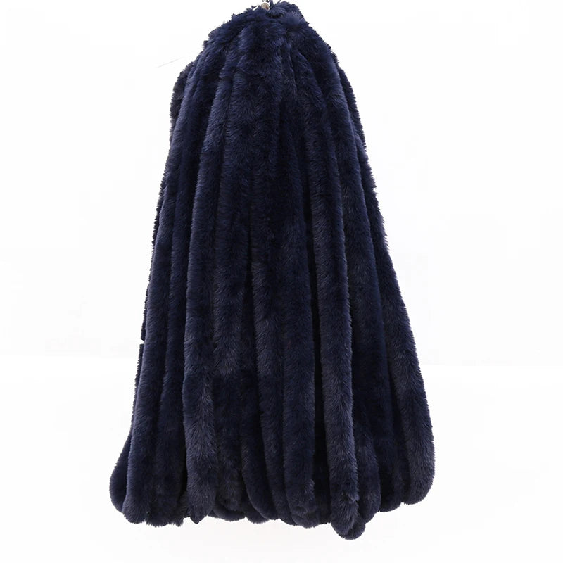 10m/Set Faux Rabbit Fur Ribbon for Trim Clothes Accessory Artificial Fur Strips Coat Hood Hat DIY Fluffy Garment Materialsse