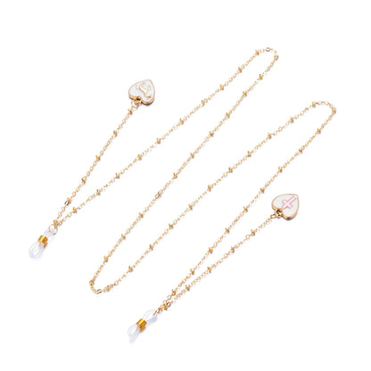 1PCs Women Fashion Pearls Sunglasses Chains Gold Eyeglasses Chains Sunglasses Holder Necklace Eyewear Retainer Accessories