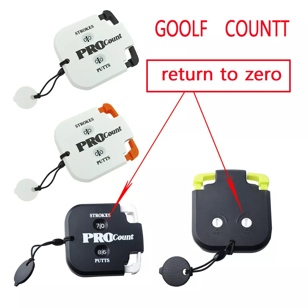 New Mini Handy Golf Shot Count Stroke Putt Score Counter Two Digits Scoring Keeper  Golf Training Aids Golf Accessorie