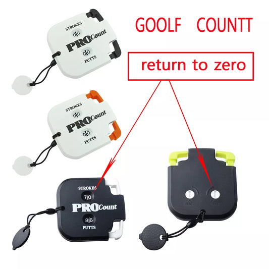 New Mini Handy Golf Shot Count Stroke Putt Score Counter Two Digits Scoring Keeper  Golf Training Aids Golf Accessorie