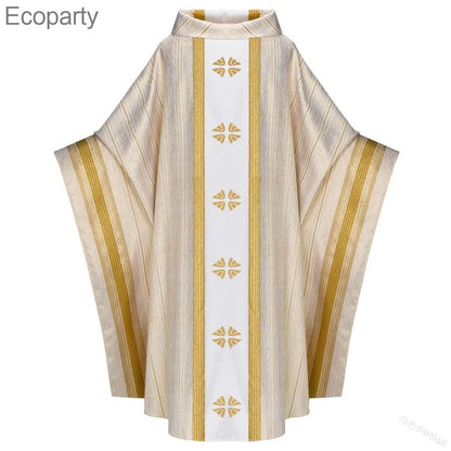 Halloween Cosplay Costume Men Muslim Dress Jubba Thobe Prayer Robe Gown Retro Medieval Priest Monk Missionary Cloak Cape Party