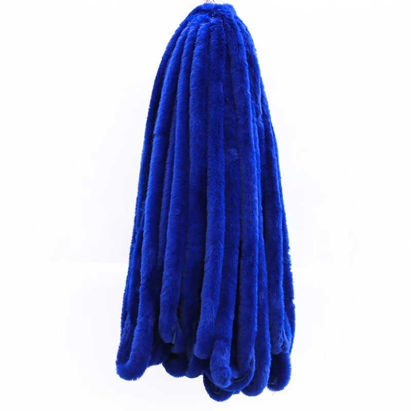 10m/Set Faux Rabbit Fur Ribbon for Trim Clothes Accessory Artificial Fur Strips Coat Hood Hat DIY Fluffy Garment Materialsse