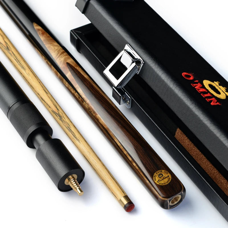 Omin Snooker Cues Cobra  With Case 9.8mm Tips Ash Shaft 3/4 Brass Joint Handmade Professional Billiard Cue Stick Taco De Billar