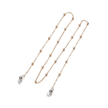 1PCs Women Fashion Pearls Sunglasses Chains Gold Eyeglasses Chains Sunglasses Holder Necklace Eyewear Retainer Accessories