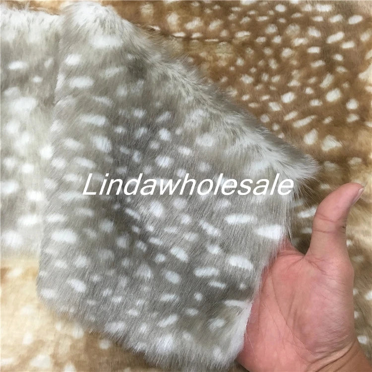 Faux Fur Fabric,plush Fabric Christmas Moose Velvet Deerskin Clothing Toy Material,160*45cm(half Yard)/Pcs