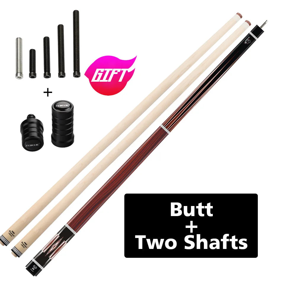 ZOKUE 3 Cushion Billiard Cue Stick With Professional Carom Taper 12mm Tip 142 Cm Libre Cue for Carom Cue