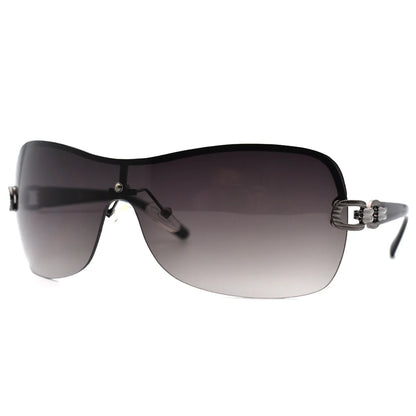 Fashion Trend 2021 Sunglasses Women Brand Designer Oversized Rimless Sunglass Metal Chain Legs Shades for Womens Zonnebril Dames