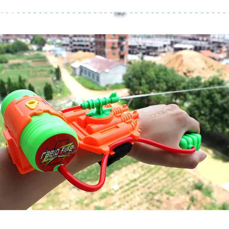 Water Gun Toys Fun Spray Wrist Hand-Held Children's Outdoor Beach Play Water Toy for Boys Sports Summer Pistol Gun Weapon Gifts