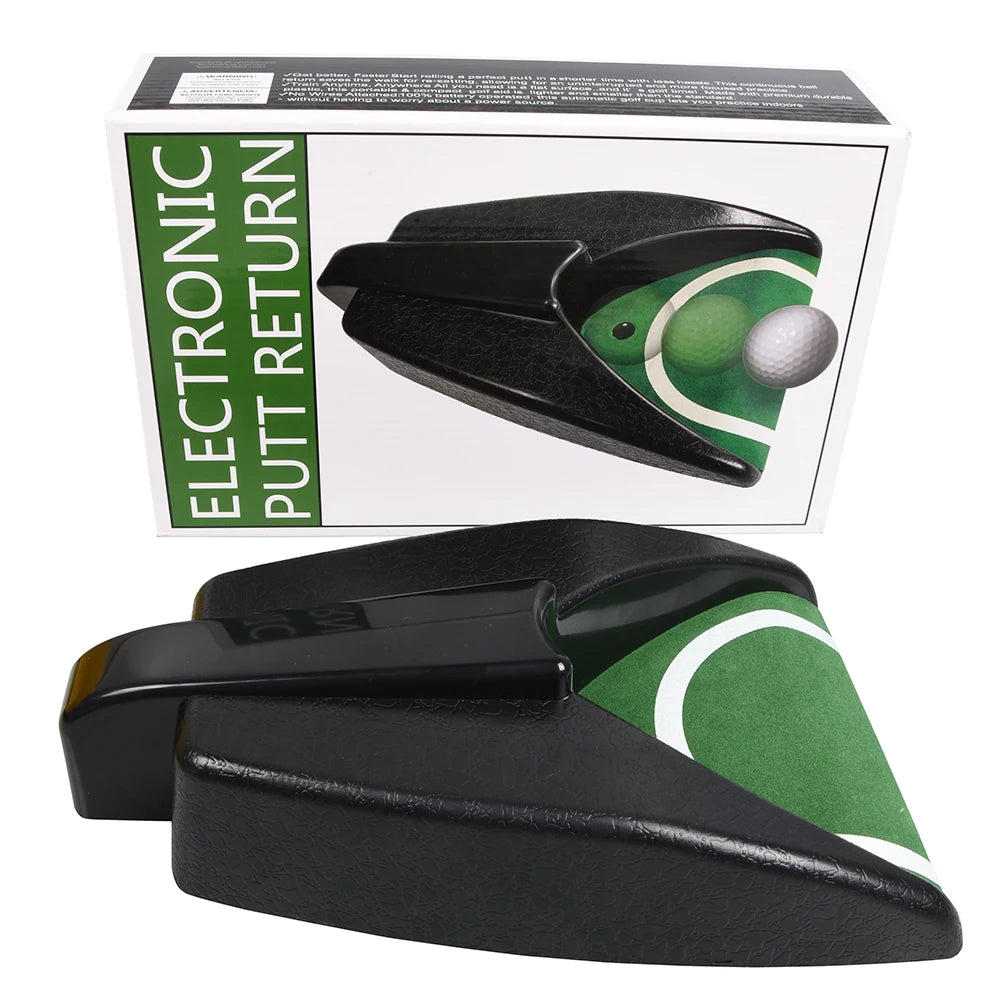1Pcs Automatic Return Golf Putting Cup Golf Putter Training Aids Indoor/Office Golf Auto Returning Practice for Putting Trainer