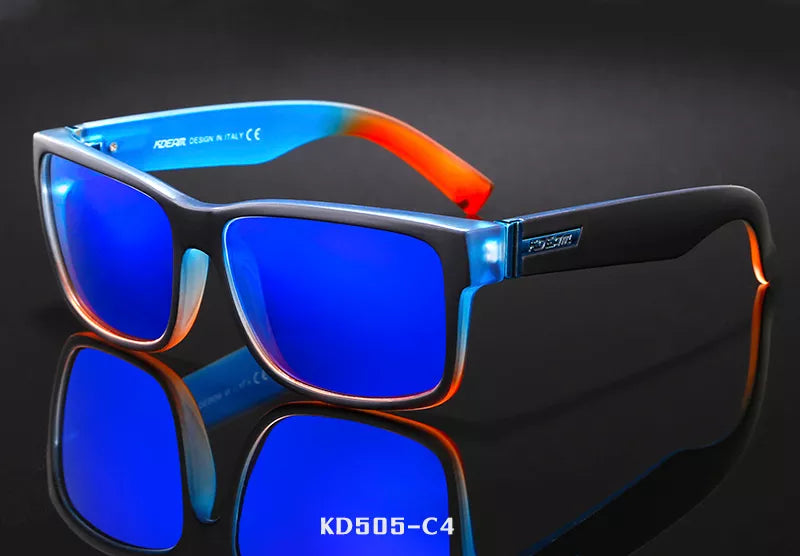 KDEAM Revamp of Sport Men Sunglasses Polarized Shockingly Colors Sun Glasses Outdoor Driving Photochromic Sunglass With Box