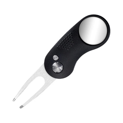 Mini Foldable Golf Divot Tool With Golf Ball Tool Marker Pitch Cleaner Golf Pitchfork Golf Accessories Putting Green Fork