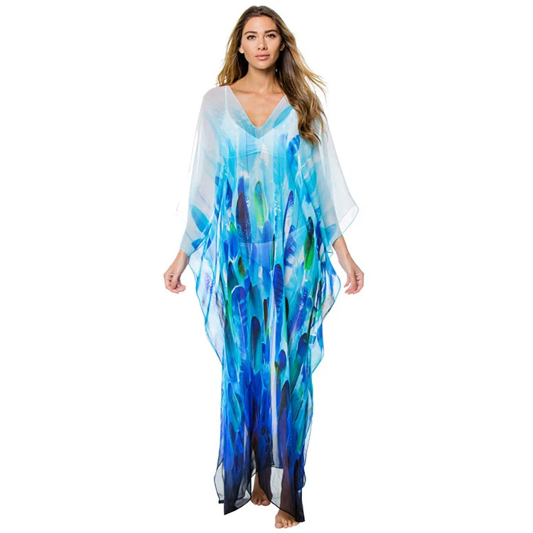 Beach Cover Up Shirt Tops for Women 2020 Blouses Cheap Woman Dress Chiffon Dress Floral