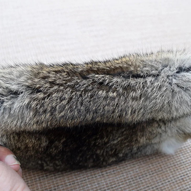 Faux Rabbit Fur White Fur Sale by Whole Piece Fluffy Rabbit Pelts Clothing Accessories Faux Fur for Blanket Carpets