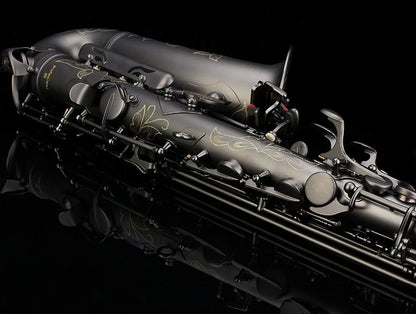 High Quality Saxophone Alto Sax 54 Professional E-Flat Alto Saxophone Musical Instruments Black Nickel