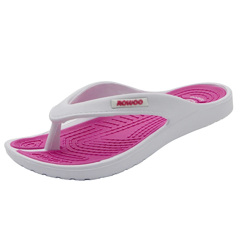 Casual Beach Women Slipper Sandals Brand 2024 New Design Summer Home Flat Flip-Flops Shoes Female Big Size Dropshipping