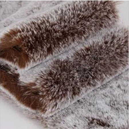 Top Quality,Warm Faux Fur Fabric,2-3cm Hairy,Imitation Mild Rabbit Fur Fabric,DIY,Fur Collar of Winter Coat,165cmx50cm 1pcs
