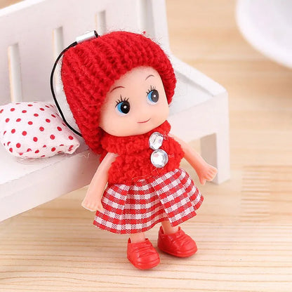 5pcs/Set NEW Kids Toys Soft Interactive Baby Dolls Toy Mini Doll for Girls and Boys